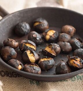 الكستناء المقلي للوقاية من البواسير